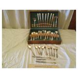 National Silver Co A1 & Oneida Silverware in Box