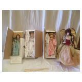 3) Collectible Heritage Signature Dolls & 1)
