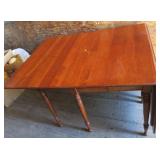 Vintage Cherry Gate Leg Table with 2) Leaves