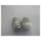 Antique Sterling Silver Thimbles