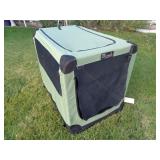 SOF Krate Portable Large Dog Kennel, Zipper Screen