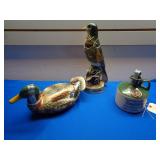Decanters, Glenfiddich Jugs, Ballantines Palfrey
