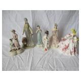 Goebel W Lady Figurines, Lefton Lady Figurine