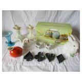Easter Condiment Serving Set, Enesco Musical
