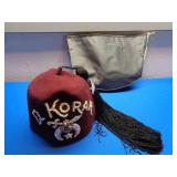 Shrine El Korah Fez With Case