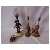 3 Ornate Lamps