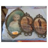 3 Oval Pictures