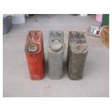 3 Jerry cans