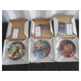 3) Star Wars Trilogy Collector Plates