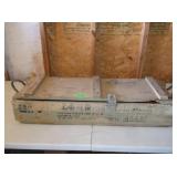 Cannon Ammunition Wood Crate
