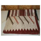 2 Wool Navajo Saddle Blanket Rugs