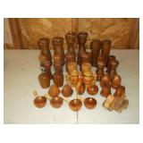 Wood salt and Pepper Collection