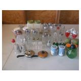 Glass and Plastic Salt and Peper Collection