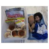 Unfinished Doll, Crafts and Scrap Books