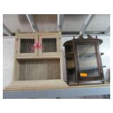 2 Door Small Kitchenet and Small Curio