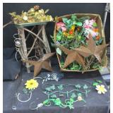 Artificial Flowers, 3) Hanging Stars