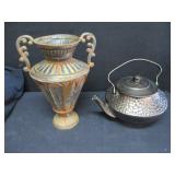 Beautiful Vase and McCoy Teapot