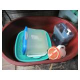 Very Large Tub, Large Trays, Tote