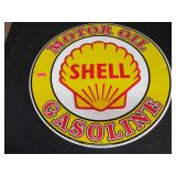Shell Motor Oil Enamel Sign