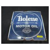 Tiolene Motor OIl Enamel Sign
