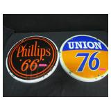 Phillips 66 and Union 76 Enamel Signs