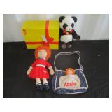 1970s Annie Rag Doll, Purse With Rag Doll, Sheiff