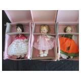 3) Collector Dolls by Alexander Doll Company