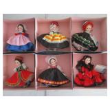 6) Alexander Doll International Collector Dolls,