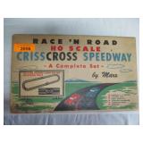 Vintage Race N Road HO Scale Criss Cross