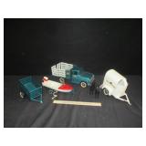 Tonka Farms Pickup, Horse Trailer, Boat