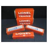 5) Lionel Electric Train Cars