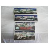 4) Hess Battery Operated Die Cast Collector Toys