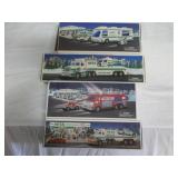 4) Hess Battery Operated Die Cast Collector Toys