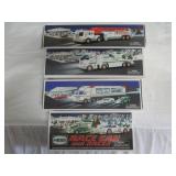4) Hess Battery Operated Die Cast Collector Toys