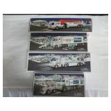 4) Hess Battery Operated Die Cast Collector Toys