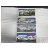 4) Hess Battery Operated Die Cast Collector Toys