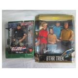 Star Trek Gift Set Barbie And Ken, GI Joe FBI