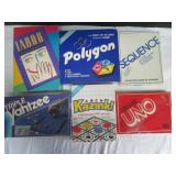 Taboo, Polygon, Sequence Uno Deluxe, Kazink