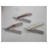 3) Straight Razors