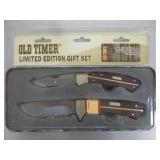 Old Timer Limited Edition Gift Set Hunting Knives