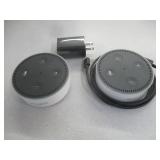 2) Amazon Dots (1-Missing Cord)
