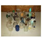 Old Ink, Perfume, Mil and medicine Bottles