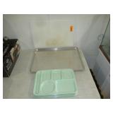 Cutting Board, Metal Tray, Food Trays