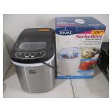 Igloo Ice Maker, Rival Ice Cream Maker