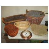 Home Decor Basket Collection, Clock