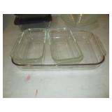 Glass Cake Pan, 2) Bread Pans, Food Storage