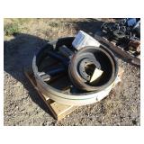 3) Various Size Belt Rollers