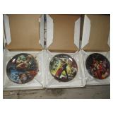 3) Collector Star Wars Trilogy Collector Plates