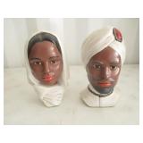 2) Bust Statues