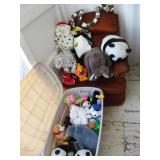 Large Storage Bin Filled with Fun Animals